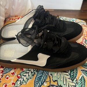 Dolce Vita Black and White Women's Sneakers